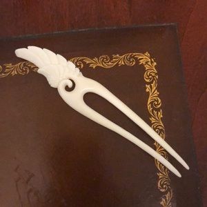 Real bone hairpin